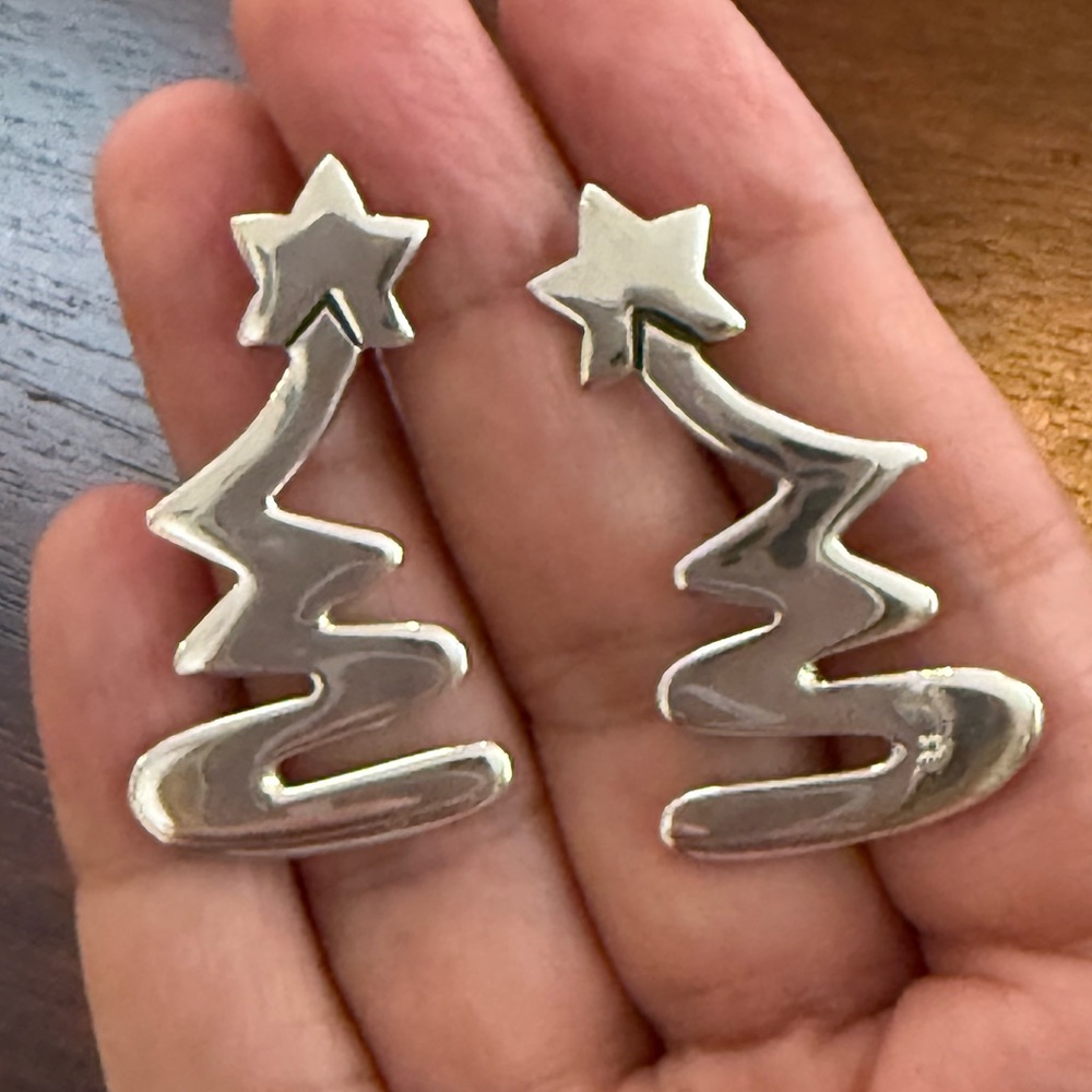 Signed Silpada Solid Sterling Silver Christmas Tr… - image 2